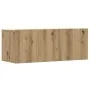 Mueble para TV de pared madera contrachapada artesanal 2 piezas by , TV Furniture - Ref: Foro24-3329006, Price: 115,16 €, Dis...