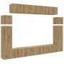 Mueble para TV de pared madera contrachapada artesanal 8 piezas von , TV-Möbel - Ref: Foro24-3329012, Preis: 406,69 €, Rabatt: %