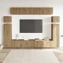 Mueble para TV de pared madera contrachapada artesanal 8 piezas von , TV-Möbel - Ref: Foro24-3329012, Preis: 406,69 €, Rabatt: %