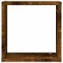 Estantes cubo de pared 4 unidades roble ahumado 30x15x30 cm | Foro24.es | Tu tienda online para hogar, jardín y más Foro24.es