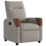 Sillón reclinable eléctrico tela gris taupé by , Armchairs - Ref: Foro24-3323995, Price: 251,27 €, Discount: %