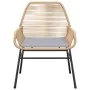 Juego comedor jardín 9 pzas cojines ratán sintético marrón by , Garden sets - Ref: Foro24-3334477, Price: 751,88 €, Discount: %