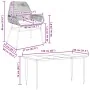 Juego de comedor de jardín 7 pzas con cojines ratán PE marrón de , Conjuntos de jardín - Ref: Foro24-3334475, Precio: 513,60 ...