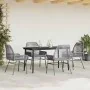 Juego comedor jardín 5 pzas cojines ratán sintético vidrio gris by , Garden sets - Ref: Foro24-3334480, Price: 395,79 €, Disc...