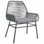 Juego comedor jardín 5 pzas cojines ratán sintético vidrio gris by , Garden sets - Ref: Foro24-3334480, Price: 395,79 €, Disc...