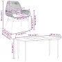 Juego comedor jardín 7 pzas cojines ratán sintético vidrio gris by , Garden sets - Ref: Foro24-3334482, Price: 545,00 €, Disc...