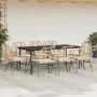 Juego comedor jardín 9 pzas cojines ratán sintético marrón von , Gartensets - Ref: Foro24-3334463, Preis: 686,47 €, Rabatt: %