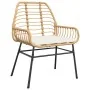 Juego de comedor de jardín 7 pzas con cojines ratán PE marrón by , Garden sets - Ref: Foro24-3334461, Price: 493,97 €, Discou...