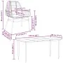 Juego de comedor de jardín 7 pzas con cojines ratán PE marrón by , Garden sets - Ref: Foro24-3334461, Price: 493,97 €, Discou...