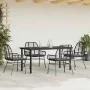 Juego de comedor jardín 5 piezas cojines ratán sintético negro de , Conjuntos de jardín - Ref: Foro24-3334551, Precio: 373,56...
