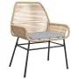 Juego de comedor jardín 5 piezas cojines ratán sintético marrón by , Garden sets - Ref: Foro24-3334570, Price: 371,53 €, Disc...