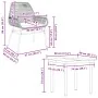 Juego de comedor jardín 5 piezas cojines ratán sintético marrón by , Garden sets - Ref: Foro24-3334570, Price: 371,53 €, Disc...