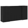 Mostrador de recepción roble negro 200x50x103,5 cm by , Desks - Ref: Foro24-3324215, Price: 280,43 €, Discount: %