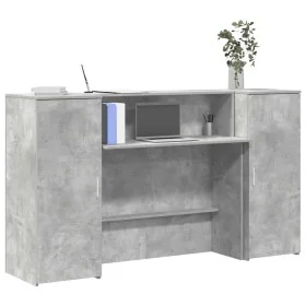 Mostrador de recepción gris hormigón 180x50x103,5 cm von , Schreibtische - Ref: Foro24-3324208, Preis: 245,78 €, Rabatt: %