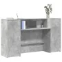 Mostrador de recepción gris hormigón 180x50x103,5 cm von , Schreibtische - Ref: Foro24-3324208, Preis: 245,78 €, Rabatt: %