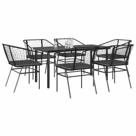 Comprar Set de comedor de jardín 7 piezas cojines