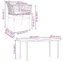Set de comedor de jardín 7 piezas cojines ratán sintético negro | Foro24.es | Tu tienda online para hogar, jardín y más Foro24.es