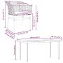 Juego de comedor de jardín 7 pzas con cojines ratán PE marrón von , Gartensets - Ref: Foro24-3334608, Preis: 451,61 €, Rabatt: %