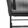 Set de comedor de jardín 7 piezas cojines ratán sintético negro | Foro24.es | Tu tienda online para hogar, jardín y más Foro24.es