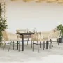 Juego de comedor jardín 5 piezas cojines ratán sintético marrón | Foro24.es | Tu tienda online para hogar, jardín y más Foro24.es