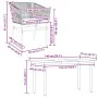 Juego de comedor jardín 5 piezas cojines ratán sintético marrón | Foro24.es | Tu tienda online para hogar, jardín y más Foro24.es