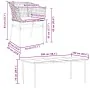 Set de comedor jardín 9 piezas cojines ratán polivinílico negro | Foro24.es | Tu tienda online para hogar, jardín y más Foro24.es