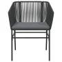 Set comedor jardín 3 pzas cojines ratán sintético vidrio negro von , Gartensets - Ref: Foro24-3334513, Preis: 259,27 €, Rabat...