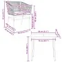 Set comedor jardín 3 pzas cojines ratán sintético vidrio negro von , Gartensets - Ref: Foro24-3334513, Preis: 259,27 €, Rabat...
