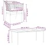 Juego de comedor de jardín 7 pzas con cojines ratán PE marrón de , Conjuntos de jardín - Ref: Foro24-3334511, Precio: 466,59 ...