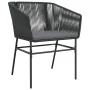 Set de comedor de jardín 7 piezas cojines ratán sintético negro by , Garden sets - Ref: Foro24-3334518, Price: 592,88 €, Disc...