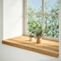 Alféizares de ventana 2 uds madera maciza roble marrón claro de , Marcos de ventanas - Ref: Foro24-4009157, Precio: 86,66 €, ...