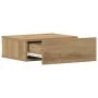Mesita de noche flotante madera roble artesanal 40x32x15 cm de , Mesitas de noche - Ref: Foro24-861121, Precio: 40,83 €, Desc...