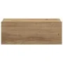 Mesita de noche flotante madera roble artesanal 40x32x15 cm de , Mesitas de noche - Ref: Foro24-861121, Precio: 40,83 €, Desc...