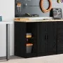 Armario de almacenamiento para garaje negro 30x51x85 cm von , Armarios industriales - Ref: Foro24-860527, Preis: 50,30 €, Rab...