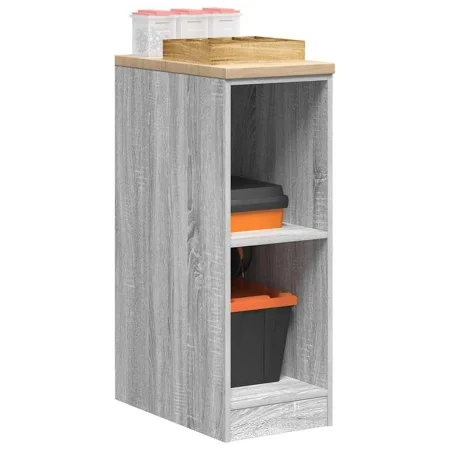 Armario de garaje de madera maciza pino gris Sonoma 30x51x85 cm von , Armarios industriales - Ref: Foro24-860531, Preis: 49,0...