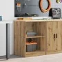 Armario de almacenamiento para garaje Roble Artesano 60x51x85cm von , Armarios industriales - Ref: Foro24-860552, Preis: 65,5...