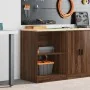Armario de almacenamiento para garaje roble marrón 60x51x85 cm de , Armarios industriales - Ref: Foro24-860550, Precio: 67,29...