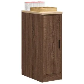 Armario de almacenamiento para garaje roble marrón 30x51x85 cm de , Armarios industriales - Ref: Foro24-860559, Precio: 54,29...