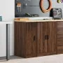 Armario de almacenamiento para garaje roble marrón 30x51x85 cm by , Armarios industriales - Ref: Foro24-860559, Price: 54,29 ...