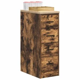 Armario de almacenamiento para garaje roble ahumado 30x51x85 cm by , Armarios industriales - Ref: Foro24-860584, Price: 68,68...