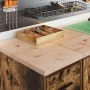 Armario de almacenamiento para garaje roble ahumado 30x51x85 cm von , Armarios industriales - Ref: Foro24-860584, Preis: 68,6...