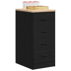 Armario de almacenamiento para garaje negro 40x51x85 cm by , Armarios industriales - Ref: Foro24-860590, Price: 82,23 €, Disc...