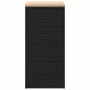 Armario de almacenamiento para garaje negro 40x51x85 cm by , Armarios industriales - Ref: Foro24-860590, Price: 82,13 €, Disc...