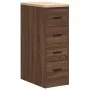 Armario de almacenamiento para garaje roble marrón 30x51x85 cm by , Armarios industriales - Ref: Foro24-860586, Price: 70,79 ...