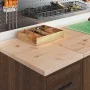 Armario de almacenamiento para garaje roble marrón 30x51x85 cm by , Armarios industriales - Ref: Foro24-860586, Price: 70,79 ...