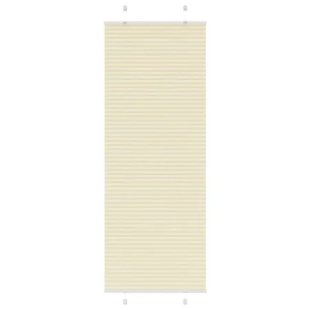 Estor Plisado crema 80x200 cm Tela Ancho 79,4 cm Poliéster by , Blinds and blinds - Ref: Foro24-4015309, Price: 19,94 €, Disc...
