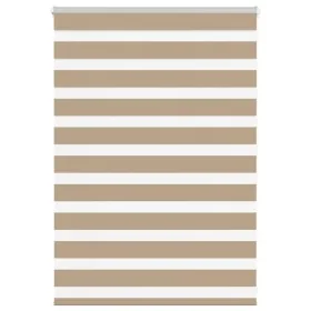 Estor cebra marrón arena tejido ancho 110,9 cm poliéster by , Blinds and blinds - Ref: Foro24-4014524, Price: 25,95 €, Discou...