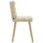 Sillas de comedor 6 unidades tela color crema | Foro24.es | Tu tienda online para hogar, jardín y más Foro24.es
