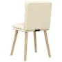 Sillas de comedor 6 unidades tela color crema | Foro24.es | Tu tienda online para hogar, jardín y más Foro24.es