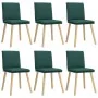 Sillas de comedor 6 unidades tela verde oscuro | Foro24.es | Tu tienda online para hogar, jardín y más Foro24.es